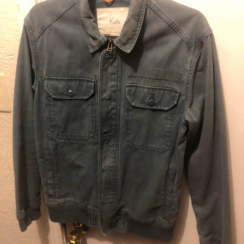 Small “KOTO” men’s denim jacket $30